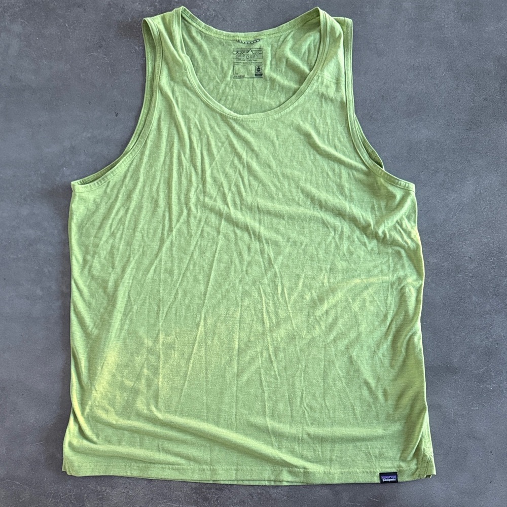 Patagonia Supply Green Capilene® Cool Trail Tank